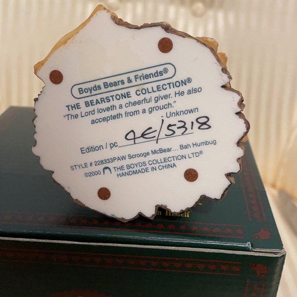 Boyds Bears Bah Humbug - Picture 3 of 3